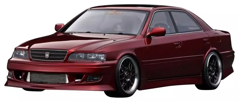 Модель зажигания VERTEX JZX100 Chaser Red Metallic готовое изделие 1/18