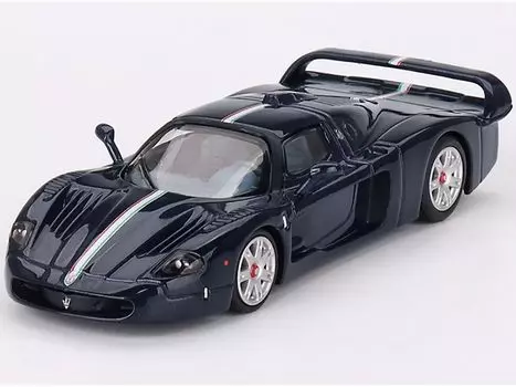 МОДЕЛИ BBR Maserati MC12 Stradale Blue Metallic Готовый продукт 1/64 с полосой