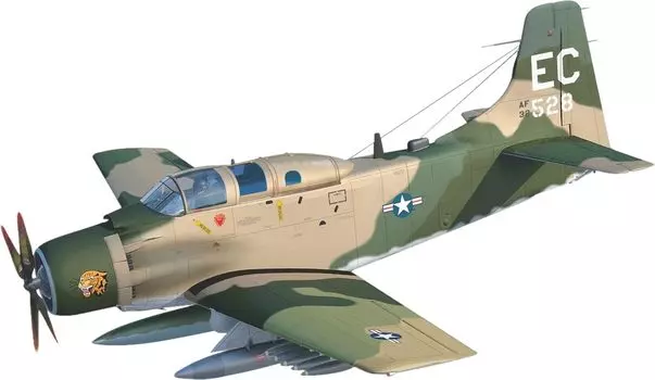 Модели Bit American Douglas Skyradar Ночной штурмовик Пластиковая модель Сборочный комплект MVA72041 (A&Aмодель) 1/72 АД-5Н