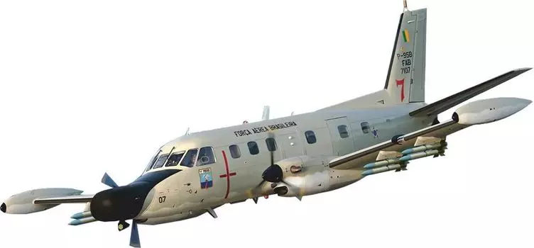 Модели Bit Embraer EMB Marine Surveillance Patrol Aircraft Пластиковая модель MVS72051 1/72 P-95B (Бренд СОВА-М)