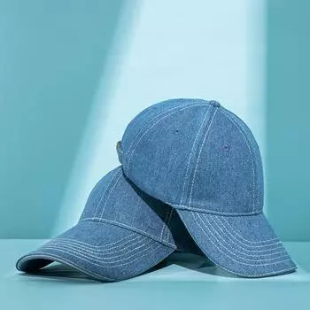 Модели четырех сезонов, мужские и женские ковбойские бейсболки, повседневная солнцезащитная кепка с тонким лицом, кепка с утиным язычком, шляпа со светоотражающими полосками M56-58cm