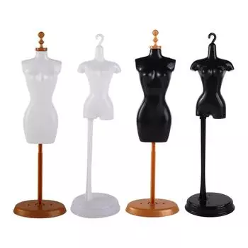 Модели Модель Игрушка Кукла Держатель Одежды Аксессуары Подставка для Куклы Подставка для Куклы Манекен Игрушки Подставка для Одежды black-A