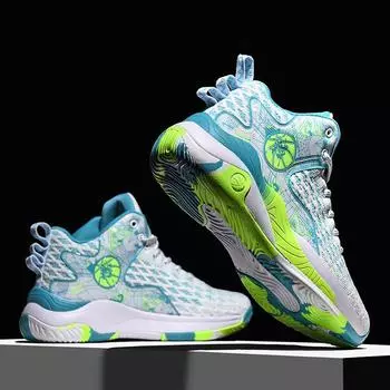 Модели осени 2025 года, тренировочные кроссовки для детей среднего и старшего возраста, спортивная обувь для молодежи, кроссовки для мальчиков, баскетбольные кроссовки больших размеров 39