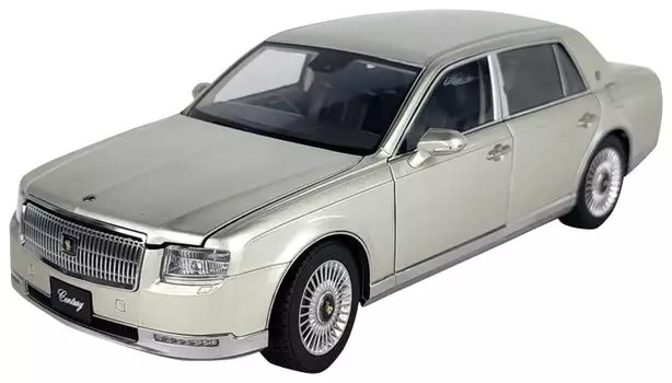 МОДЕЛИ С ЖК-ДИСПЛЕЕМ Toyota CENTURY Silver Готовый продукт 1/18 серебряный