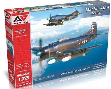 Модели ВМС США Мартин Моллер Пластиковая модель MDVAAM7239 A&A 1/72 AM-1