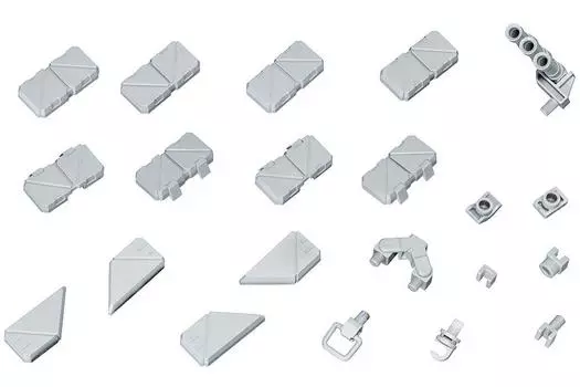 Modeling Support Goods Mecha Supply 09 Ex Armor C NON Scale Plastic Model M.S.G