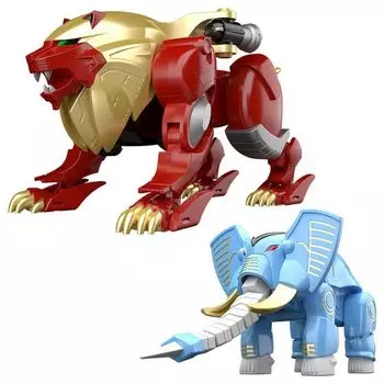 МОДЕЛИРОВАНИЕ SMP Hyakujuu Sentai Gaoranger Hyakujuu Комбинация Гао Лев Гао Слон [ПРОЕКТ SHOKUGAN] и