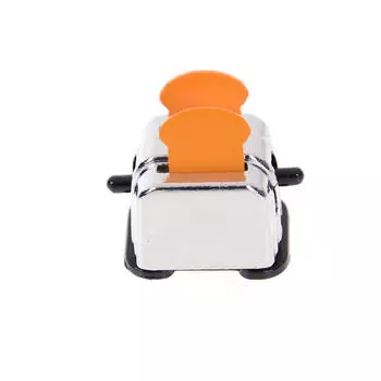 Моделирование 1/12 кукольного домика, миниатюрное украшение, хлебопечка с 2 кусочками хлеба