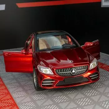 Моделирование Биг Бен C-класса 260L сплава модель украшения подарок металлический автомобиль игрушечный автомобиль дети красный