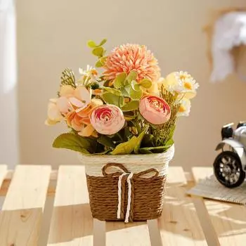 Моделирование бонсай, лаванда, домашний сад, микропейзаж, зелень, настольный орнамент, подсолнух