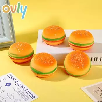 Моделирование Бургер Снятие стресса Игрушки Сжать Это Еда TRP Декомпрессия Отскок Вентиляционный Веселый Игровой Дом Игрушки Дети Подарок