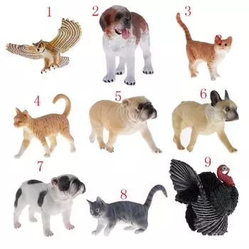 Моделирование домашних животных Модель животного Рисунок Развивающая игрушка Домашний декор Сова Bulldog 1