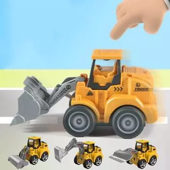 Моделирование Инженерное транспортное средство Игрушки Инерционный автомобиль Классическая строительная модель Детский подарок Style D