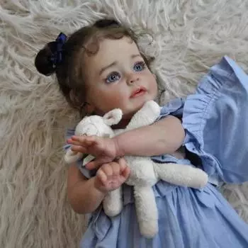 Моделирование Кукла Возрождения Кукла Возрождения Кукла Возрождения Кукла Сопровождающая Кукла Раннее Образование синий