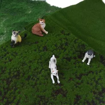 Моделирование Мох Газон Зеленые Растения Diy Искусственный Сад Пейзаж Декор