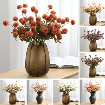 Моделирование одуванчика, реалистичное, простое в обслуживании, украшение из искусственных цветов, реквизит для фотографий белый