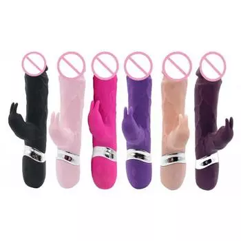Моделирование пениса Двойная точка G Кролик Пенис AV Вибратор Женский секс Мастурбация Устройство Секс Товары для взрослых