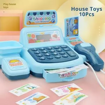 Моделирование Покупки Cash House Toys Электронная игра Световые и звуковые эффекты Игрушки для кассира супермаркета