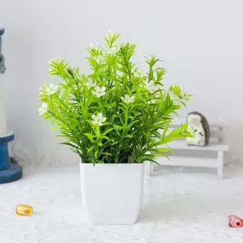 Моделирование растения, привлекательное, без полива, эстетическое, искусственное растение, центральная часть рабочего стола, искусственный бонсай, искусственное растение, домашний декор жёлтый