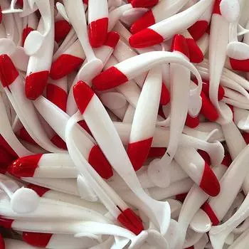 Моделирование рыболовной приманки Красная голова Белое море Рыбалка Пресноводная рыба-мандарин Рыболовные снасти 5.5cm