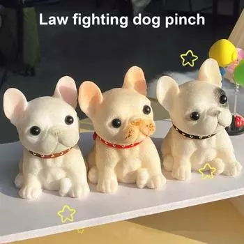 Моделирование Собака Сжимание Игрушка Тревога Снятие Стресса Щенок Щипок Сенсорная Игрушка Дети G