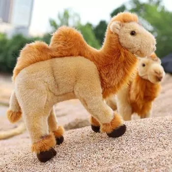 Моделирование верблюжьего вида, милая кукла, 3D глаза, яркие плюшевые верблюжьи плюшевые игрушки, ПП, хлопок, плюшевая игрушка верблюд