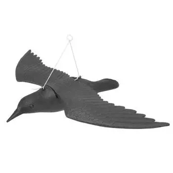 Моделирование вороны, яркое, реалистичное, водонепроницаемое украшение в виде вороны, пластиковая приманка вороны для наружного сада, двора