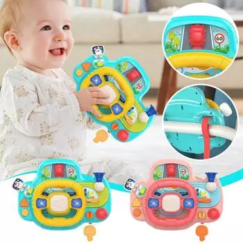 Моделирование вождения Обучающие игрушки - Интерактивное обучение вождению для малышей, Игрушки для детских машин от 18 месяцев и старше для мальчиков и девочек One Size синий