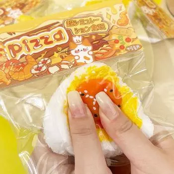 Моделирование Яичный желток Рисовые шарики Моти Игрушка для щипков Мягкая игрушка Игрушка для снятия стресса Медленнодействующие декомпрессионные игрушки Подарки для взрослых и детей