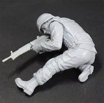 Modelium Ground Force Ordinary Officer Modified Prone Resin Kit 1/35 Self Defense Prone/Modified T17F35-005M