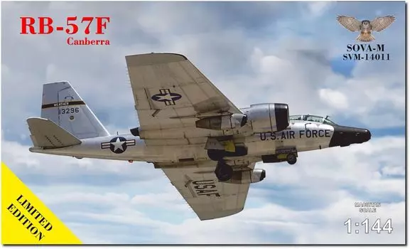 Modelsvit American Martin High Altitude Strategic Reconnaissance Aircraft Plastic Model MVS14011 /SOVA-M 1/144 RB-57F (Airplane)