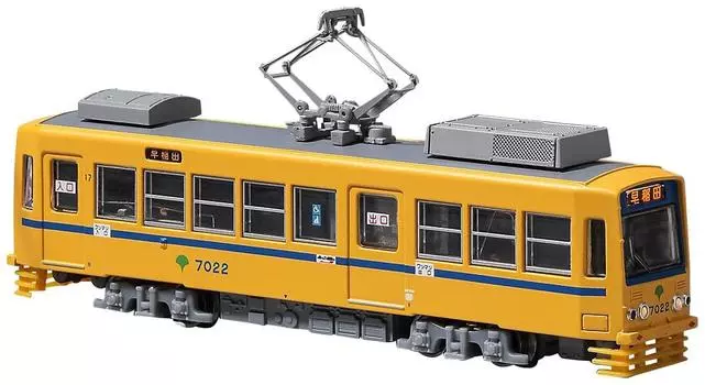 MODEMO N gauge Tokyo Toden 7000 type updated car 7022 Aobi M car NT171 railway model train