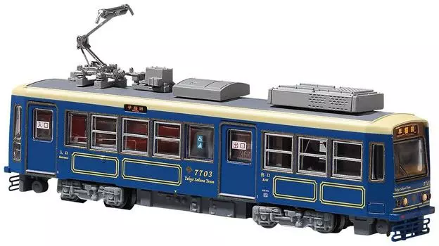 MODEMO N-колеи токийский трамвай 7700 серии 7703 синий вагон M модель поезда NT169