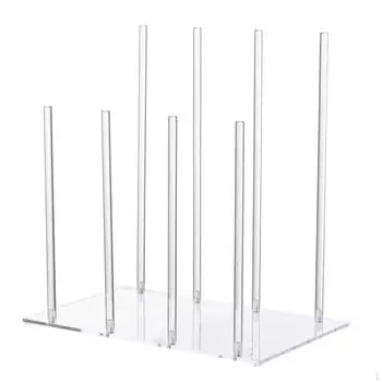 Modern Acrylic Boot Rack Boots Storage Organizer Freestanding Shoe Tall Stand for Closet