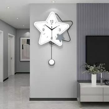 Современные художественные часы для гостиной, простые модные, персонализированные, креативные, настенные часы, фон для входа в дом, декоративные настенные часы