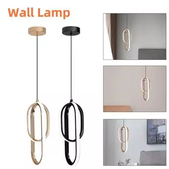 Modern Ceiling LED Light LED Pendant Light Bedroom Chandelier Atmosphere Living Room Lamp Warm White Home Decoration чёрный