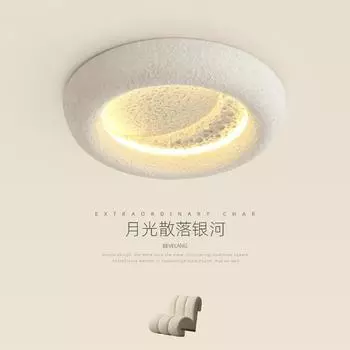 Modern Creative Moon ceiling Lamp Cream style ceiling Lamp for Bedroom living room corridor Children s room Cute ceiling light Tricolor light