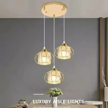 Modern Design LED Chandelier Classic Pendant Ceiling Light Fixtures Creative Hanging Lampshade for Home Bedroom Kitchen Decor NO BULB