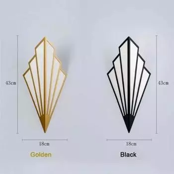 Modern Design LED Wall Light Corridor Staircase European Style Bedroom Hotel Wall Light Creative Indoor Wall Hanging Lamp Decor 3500k золотой