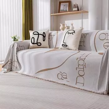Modern Fashion Sofa Cover Cloth Blanket Chenille Sofa Towel Anti Cat Scratch Sofa Towel Mat Four Seasons General Purpose 180x130