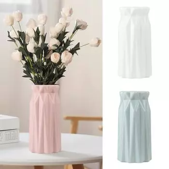 Современная ваза для цветов, пластиковая ваза, цветочный горшок, корзина, украшение для гостиной в скандинавском стиле, настольный орнамент, держатель для цветочной композиции