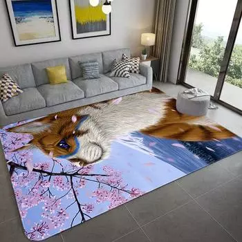 Modern Geometric Pattern Living Room Carpet Rectangular Sofa Coffee Table Floor Mat Bedroom Baby Crawling Mat 40X60cm upgrade encryption