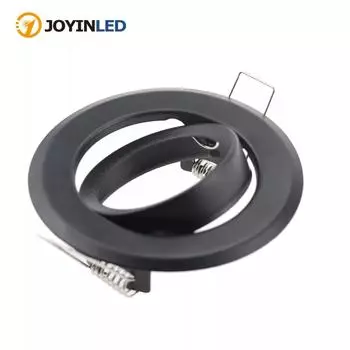 Modern Golden Metal Frame Trim Kits Recessed Ceiling Lights Gu10 Fitting Round MR16 GU10 Led Spotlight Bulb Holder Frame 1 PCS