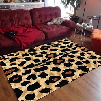 Современный ковер класса люкс из искусственной коровьей кожи, большой коврик для гостиной, дивана, спальни, декоративный коврик, моющийся противоскользящий коврик для крыльца 60x90cm door mat