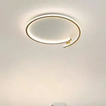 Modern LED Ceiling Lamp Chandelier For Bedroom Living Dining Room Study Aisle Home Decorations Indoor Lighting Fixture Lustre Cold White(no RC)