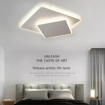 Modern LED Ceiling Lamp For Living Room Study Room Kitchen Bedroom Ceiling Chandelier Home Decor indoor Lighting Fixture Lustre Warm White
