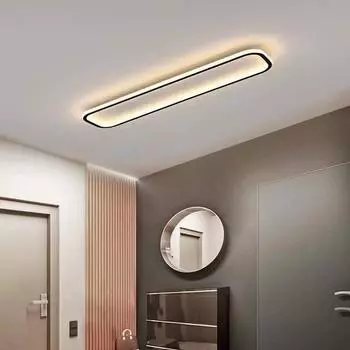 Modern LED Ceiling Light 40/50/60/80/100CM Long Remote Control Dimmable Light Bedroom Living Room Study Home Decor Light Lustre Remote dimming