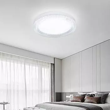 Modern LED Ceiling Light Simple Circular Crystal Light Home Lamp Balcony Bedroom Light lighting for living room 48W 36W 24W 18W 15CM(18W)