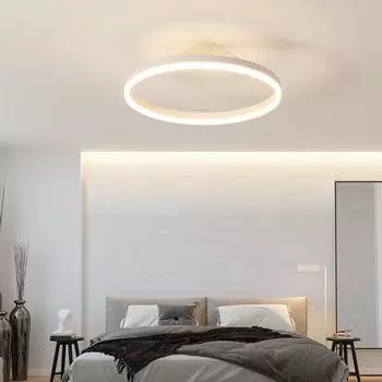 Modern LED Ceiling Light Smart Remote Control Lighting 60CM Round Lamps Living Room Bedroom Kitchen Bathroom Home Lights Lustre Cool white