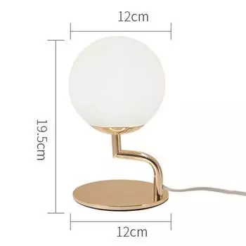 Modern LED Table Lamps Gold Galss Lights Bedside Reading Desk Lamp Table Light Fixture Bedroom Hotel Home Decoration Desk Lights золотой